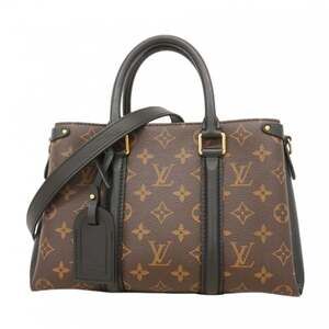 Louis Vuitton Monogram Soufflot NV BB Handbag M44898 Brown Black 2-way bag fo...